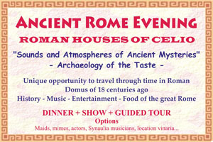 Ancient Rome Events Dinner Celio Roman Houses
